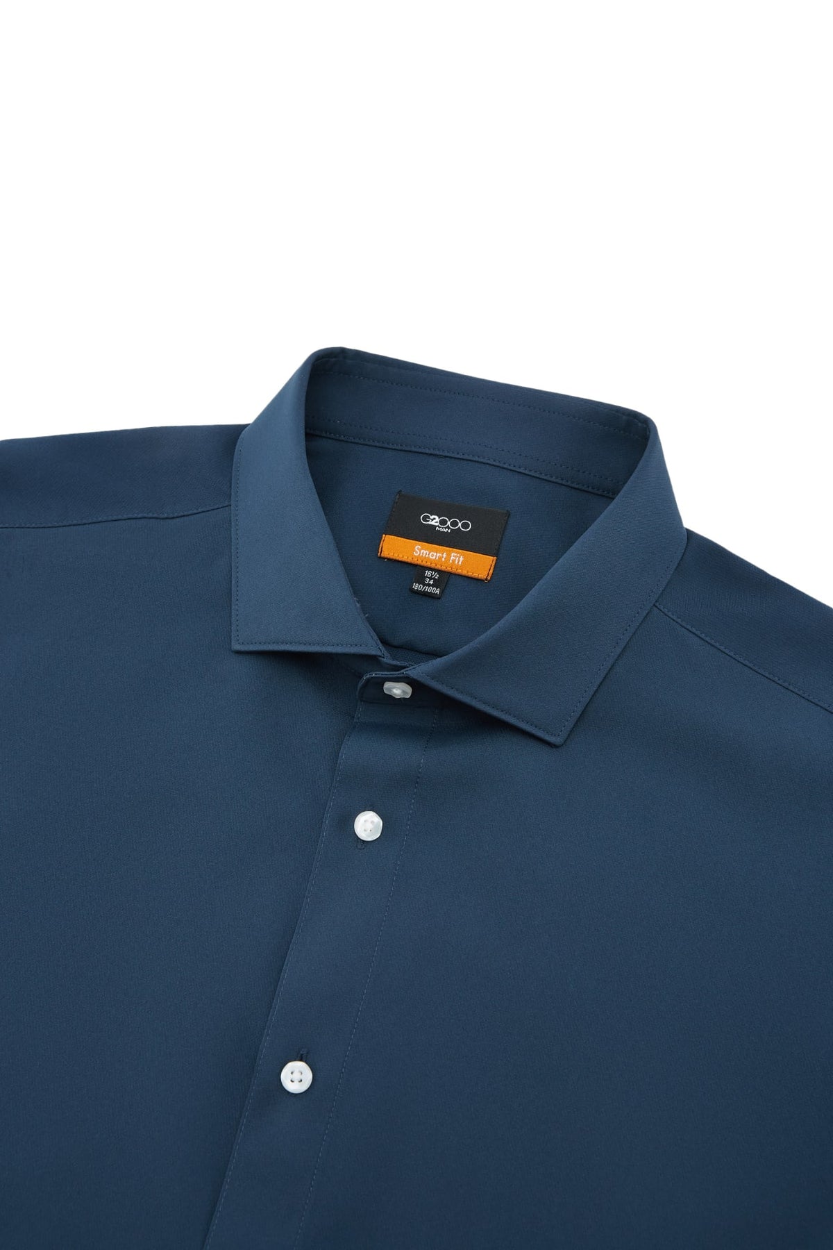 G2000 Shirts Non-Iron Dry Poplin Smart Fit Long Sleeve Shirt