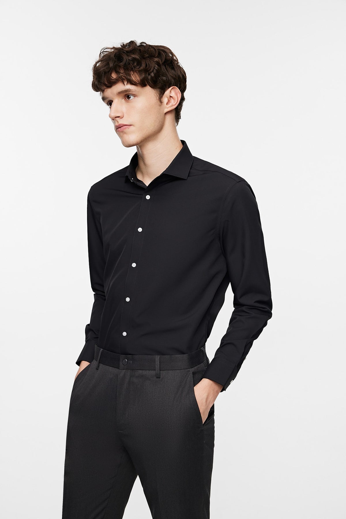 G2000 Shirts Non-Iron Dry Poplin Smart Fit Long Sleeve Shirt