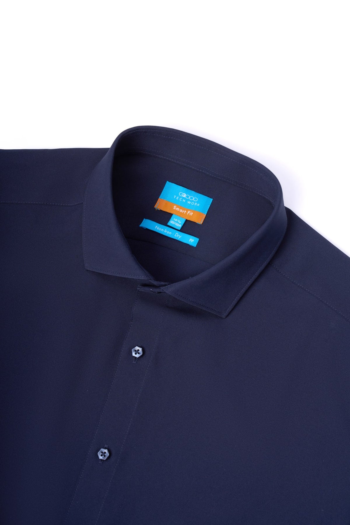 Non-Iron Dry Poplin Smart Fit Short Sleeve Shirt