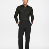 Easy Care Cotton Blend Oxford Smart Fit Long Sleeve Shirt