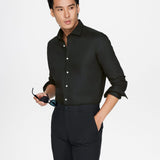 Easy Care Cotton Blend Oxford Smart Fit Long Sleeve Shirt