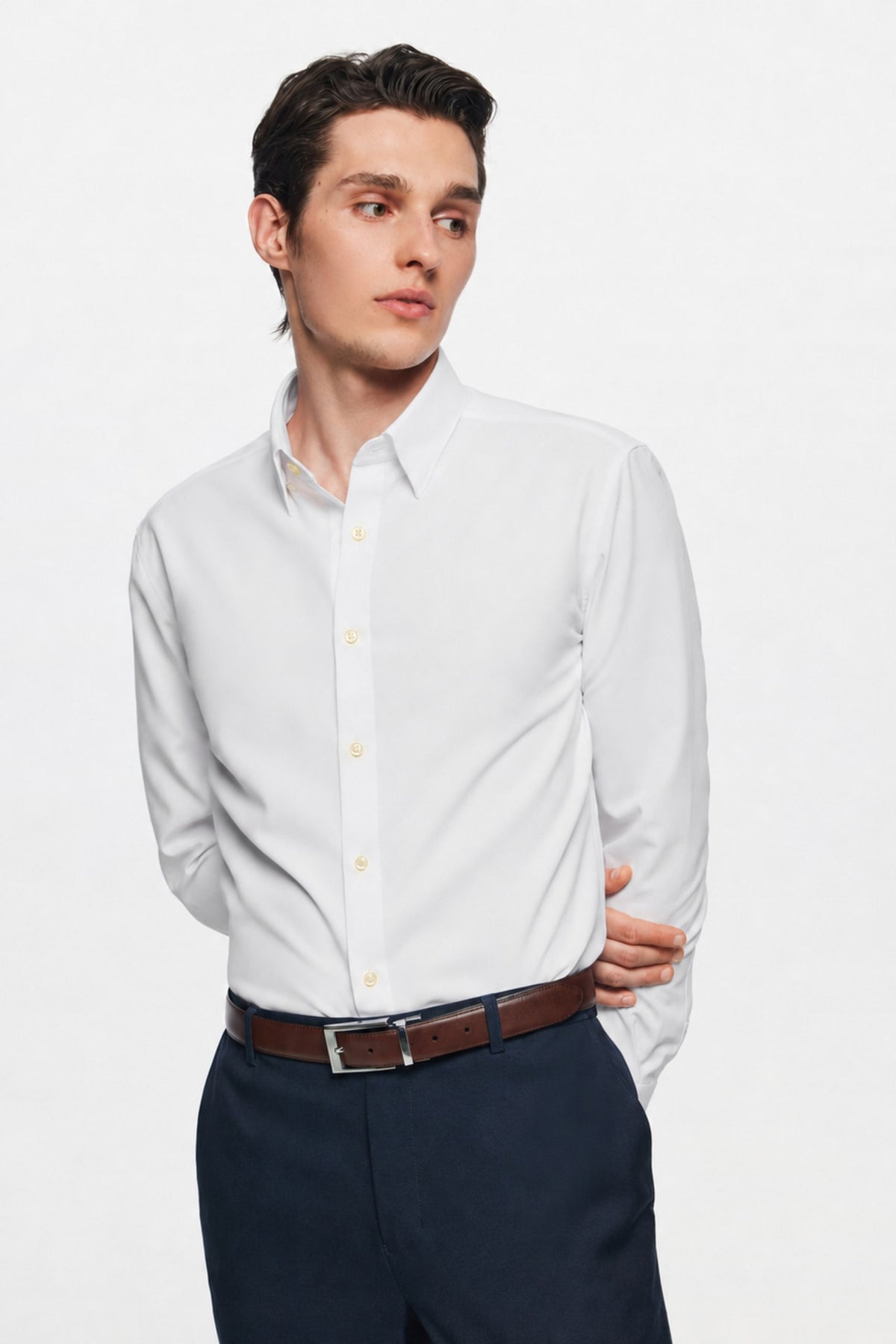 Non-Iron Dry Smart Fit Twill Shirt