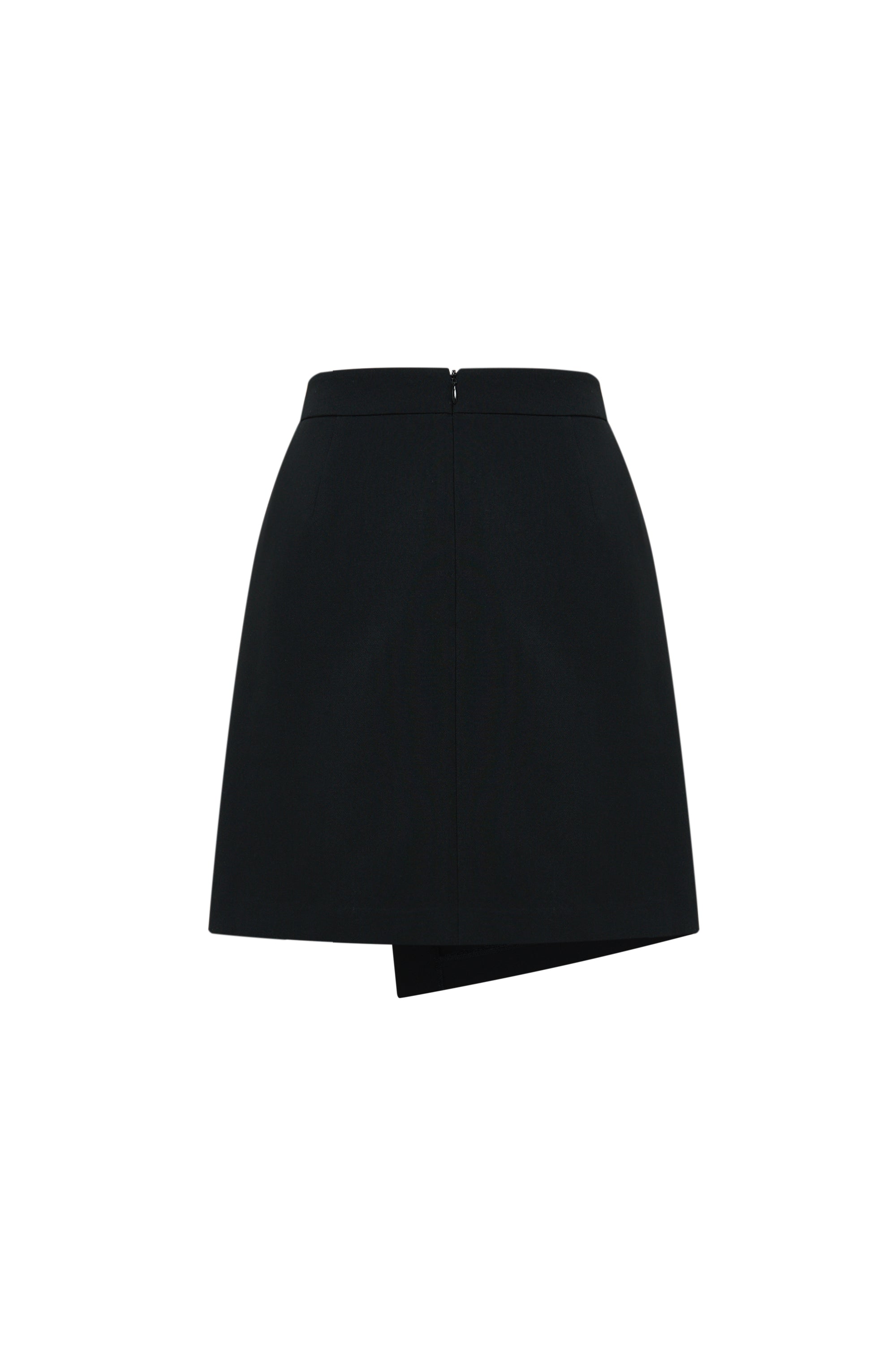 Alexa Soft Touch Stretchable Box Pleat Mini Skirt