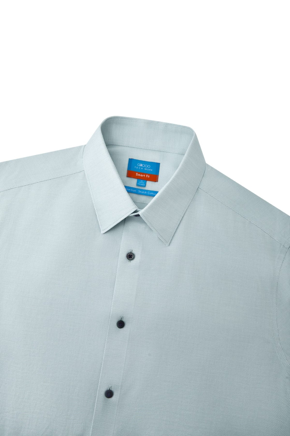 G2000 - Shirts - Non-Iron Cotton Stretch Smart Fit 2 Tone Shirt