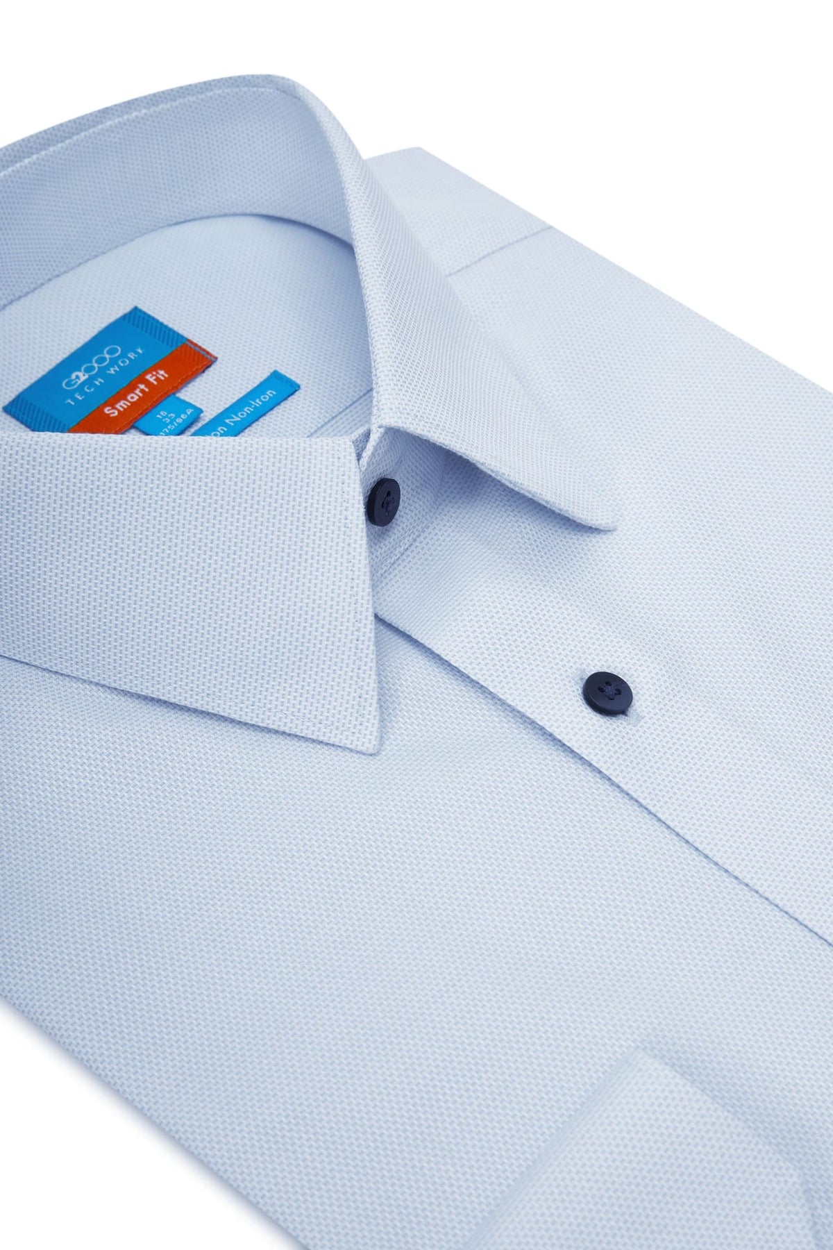 G2000 - Shirts - Non-Iron Cotton Stretch Smart Fit 2 Tone Shirt