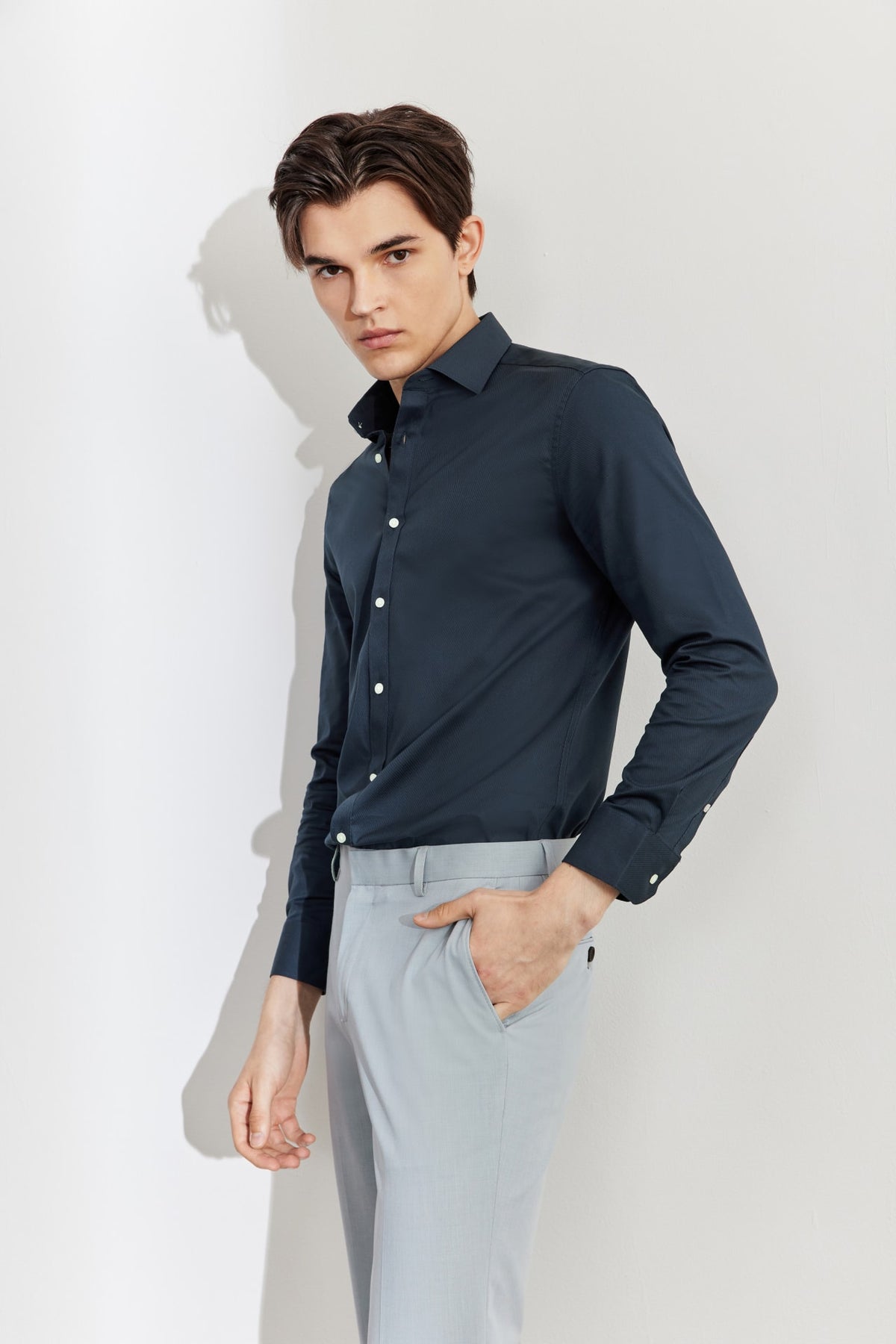 G2000 - Shirts - Non-Iron Easy Care Wide Twill Smart Fit Shirt