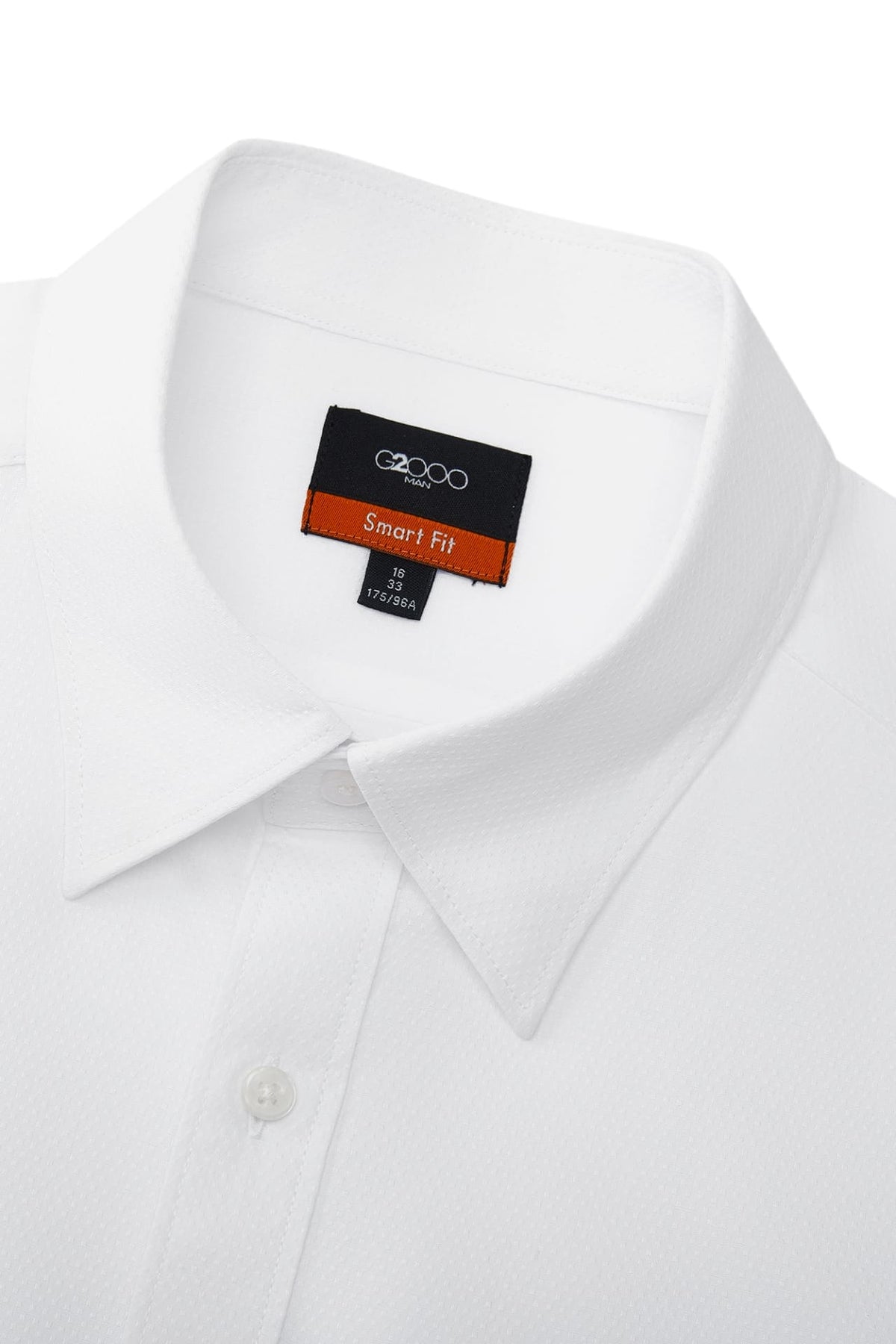 G2000 - Shirts - Non-Iron Easy Care Dot Texture Smart Fit Shirt