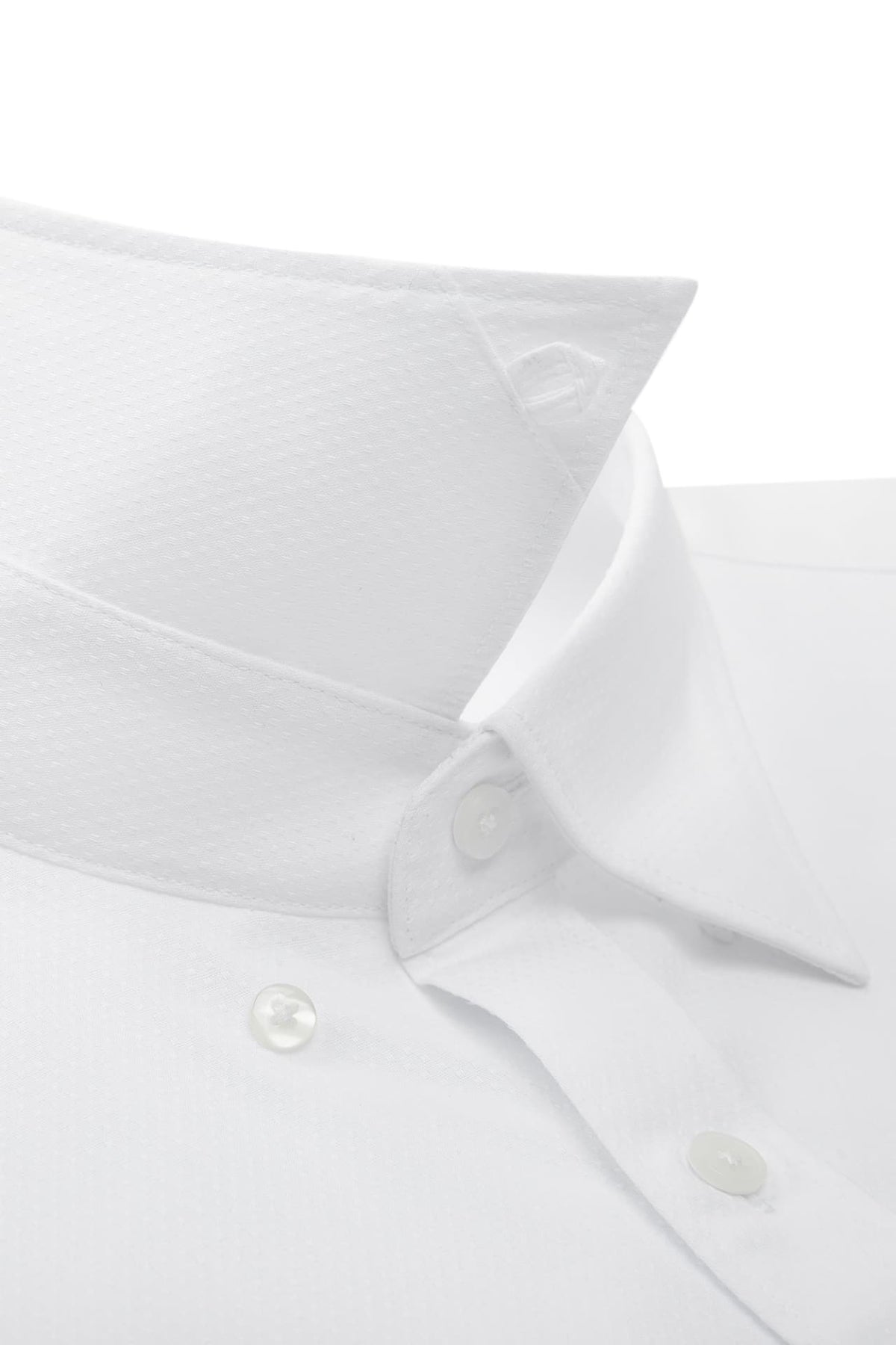 G2000 - Shirts - Non-Iron Easy Care Dot Texture Smart Fit Shirt