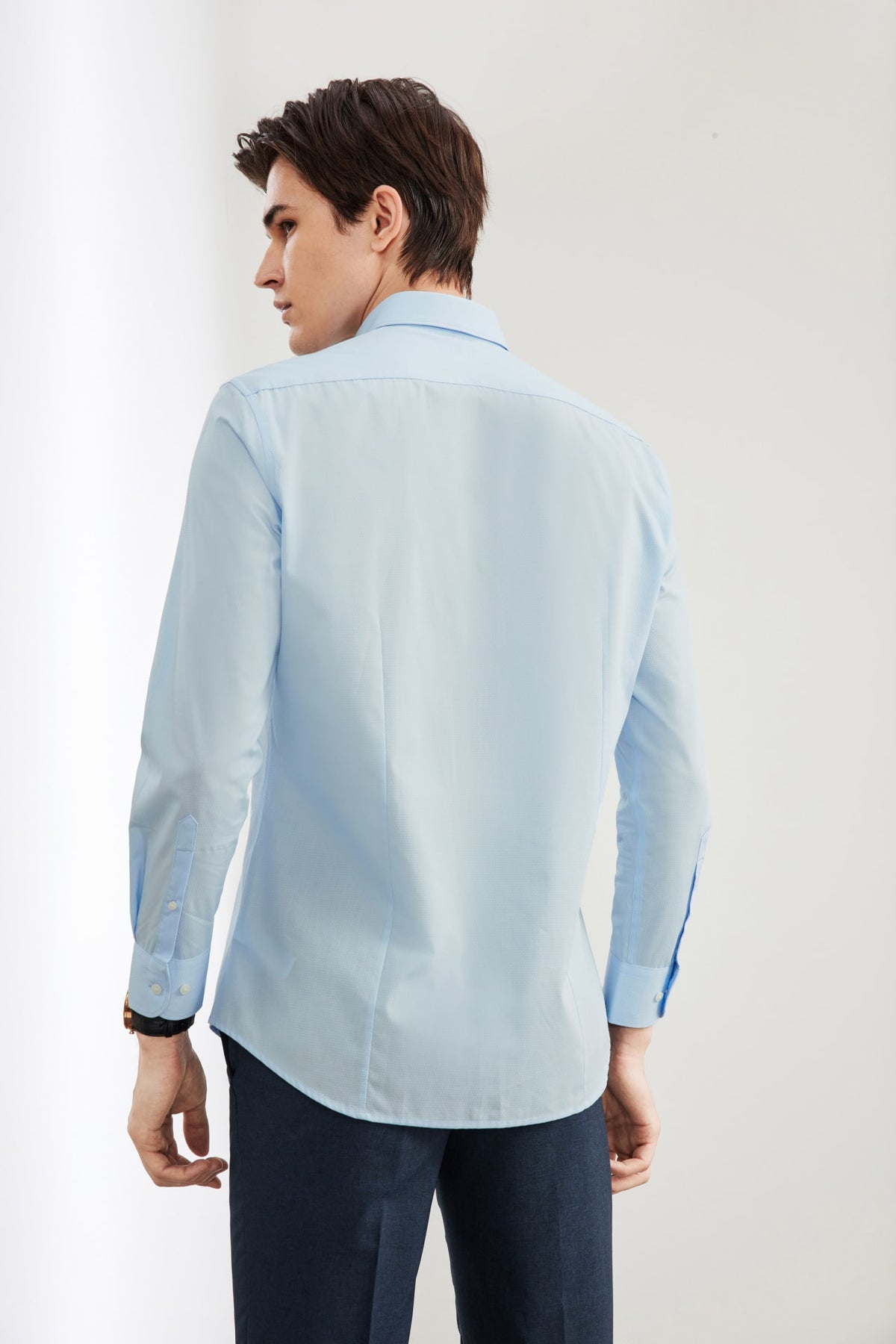G2000 - Shirts - Non-Iron Easy Care Dot Texture Smart Fit Shirt
