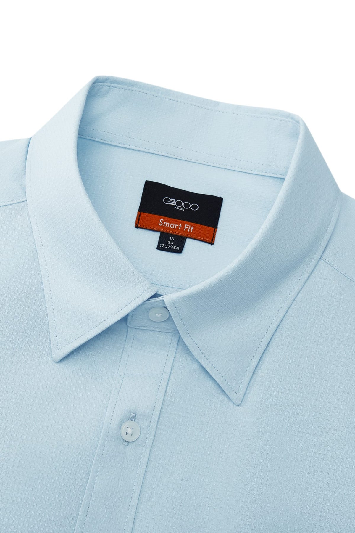 G2000 - Shirts - Non-Iron Easy Care Dot Texture Smart Fit Shirt