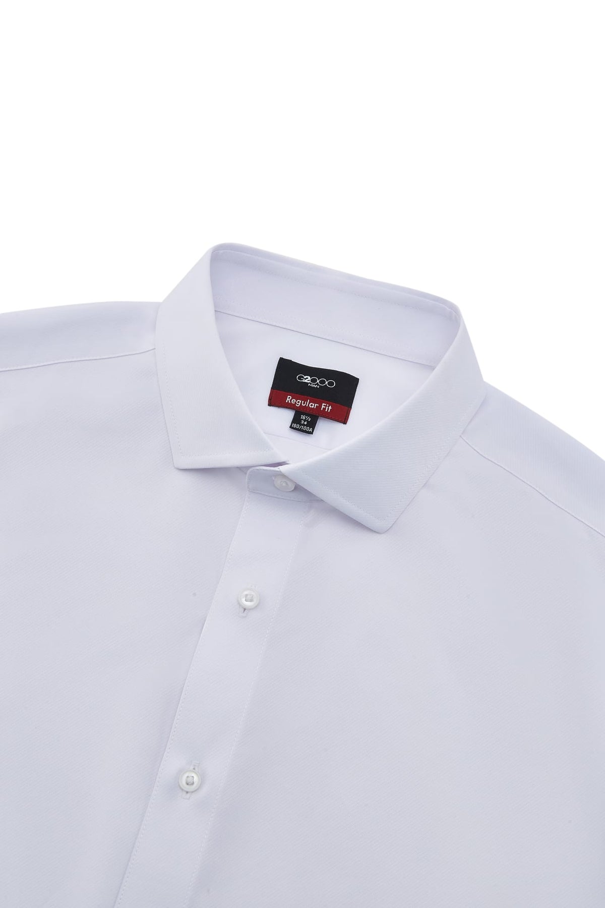 G2000 Shirts Non-Iron Dry Stretch Twill Regular Fit Long Sleeve Shirt
