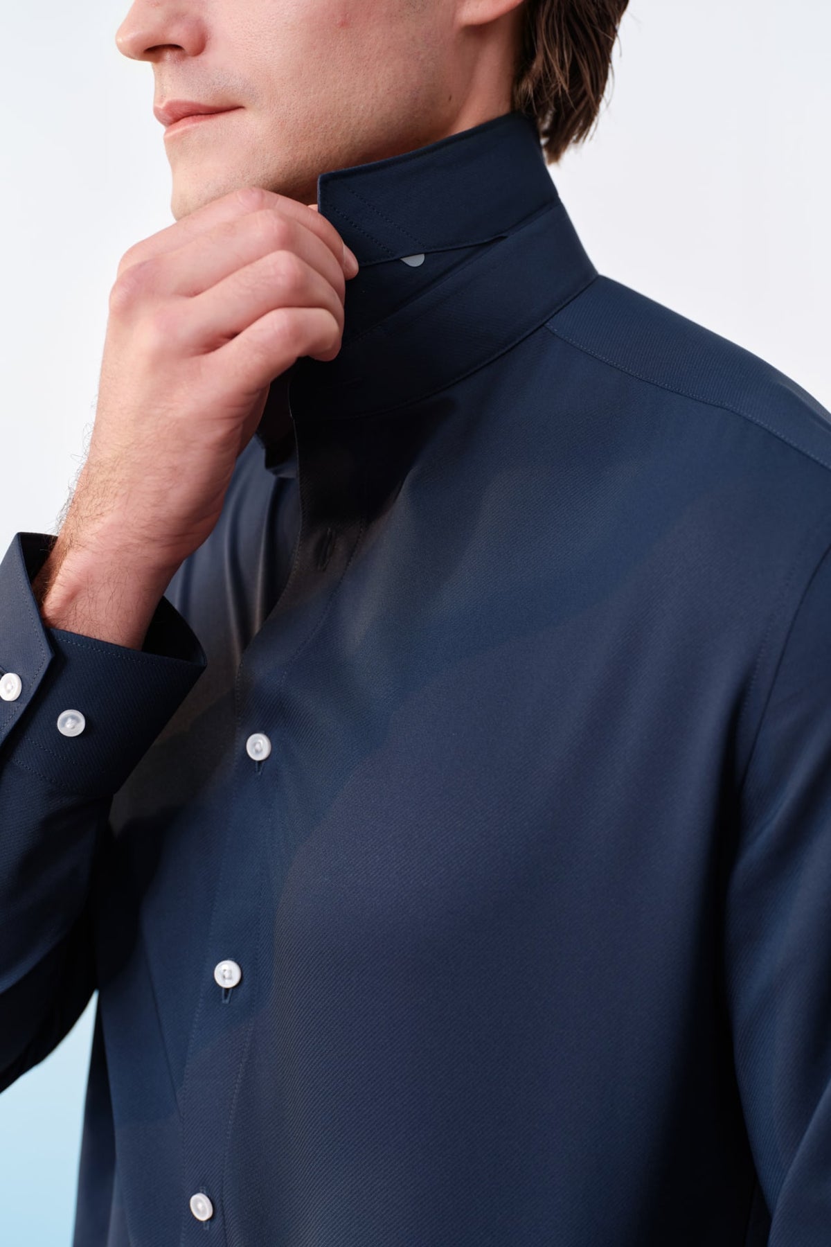 G2000 Shirts Non-Iron Dry Stretch Twill Regular Fit Long Sleeve Shirt