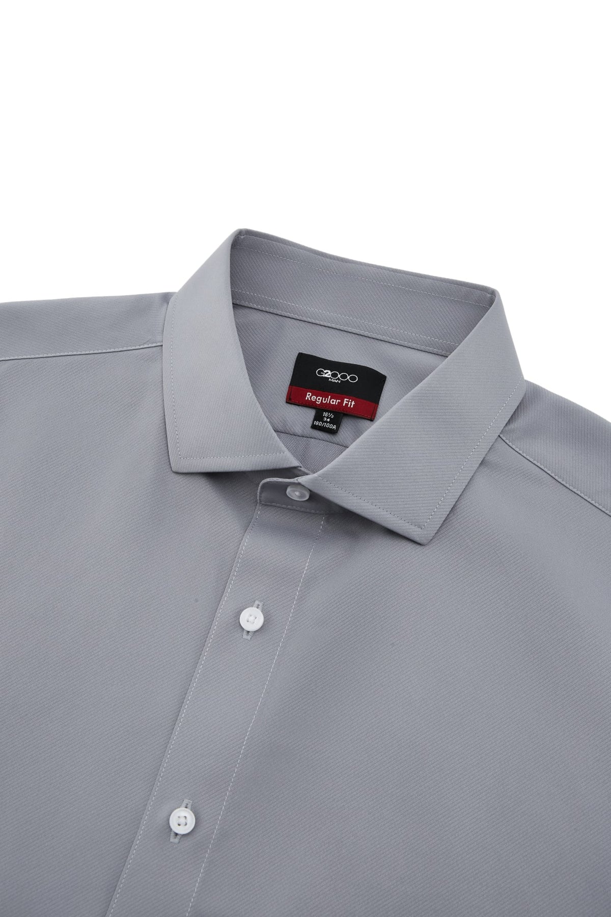 G2000 Shirts Non-Iron Dry Stretch Twill Regular Fit Long Sleeve Shirt