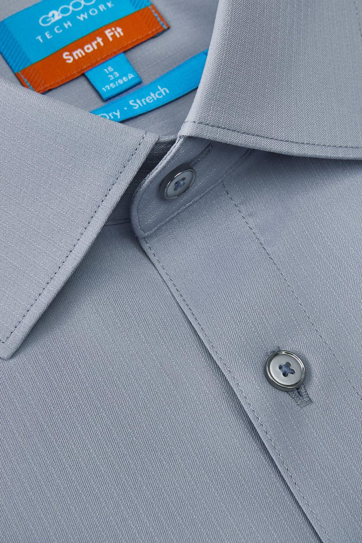 G2000 - Shirts - Non-Iron Dry Stretch Smart Fit Texture Stripe Shirt