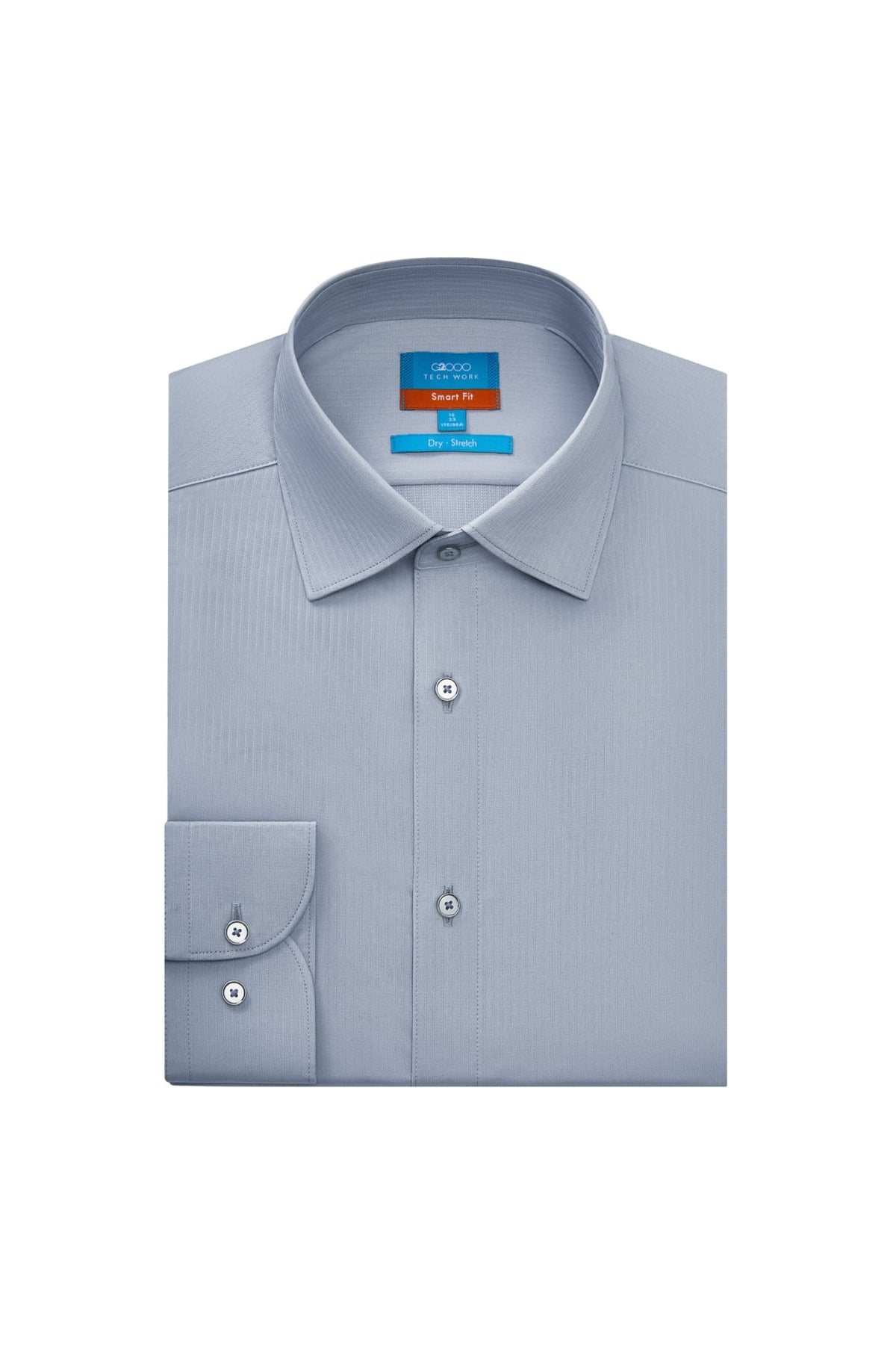 G2000 - Shirts - Non-Iron Dry Stretch Smart Fit Texture Stripe Shirt