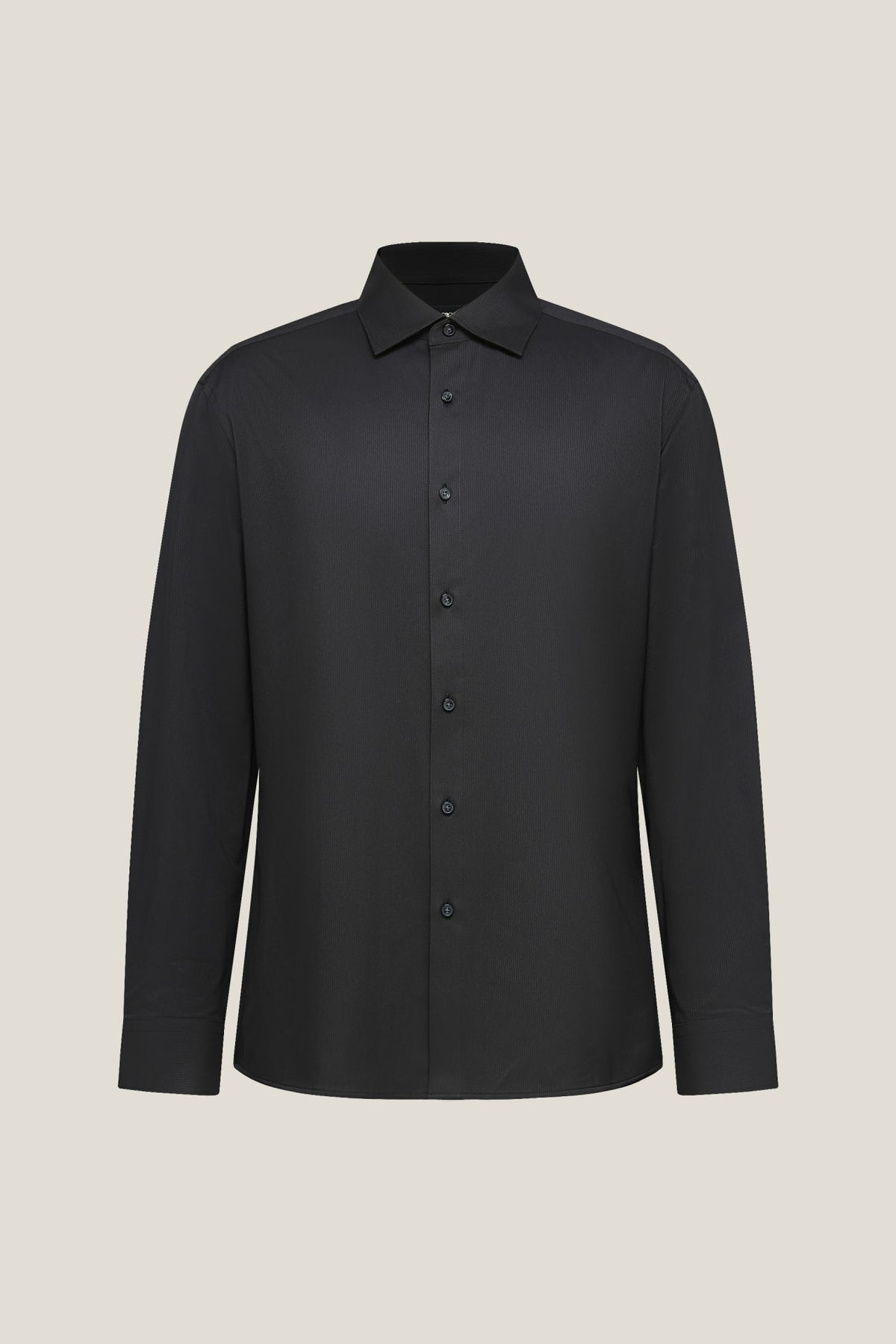 G2000 - Shirts - Non-Iron Dry Stretch Texture Stripe Smart Fit Long Sleeve Shirt