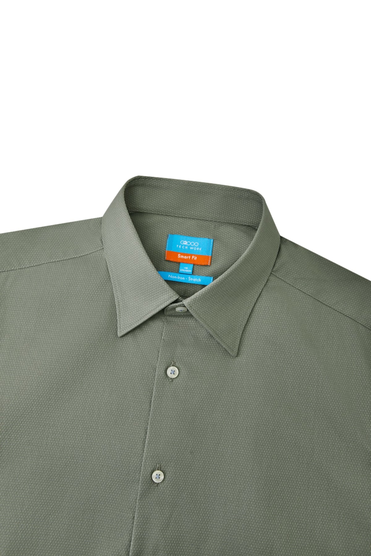 G2000 Shirts Non-Iron Easy Care Smart Fit Dot Texture Short Sleeve Shirt