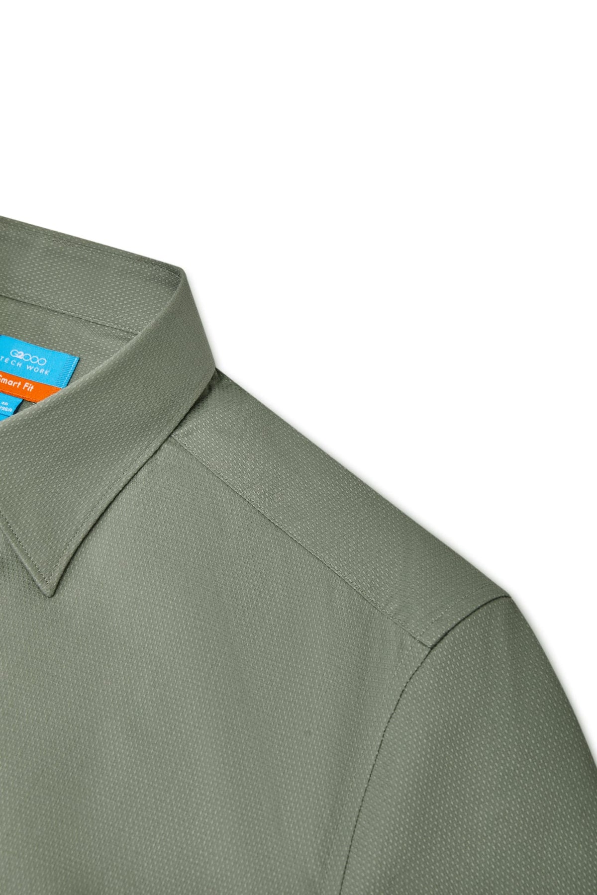G2000 Shirts Non-Iron Easy Care Smart Fit Dot Texture Short Sleeve Shirt