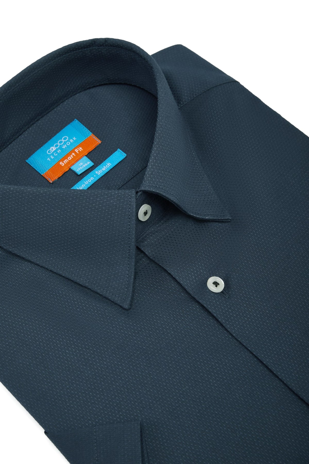G2000 Shirts Non-Iron Easy Care Smart Fit Dot Texture Short Sleeve Shirt