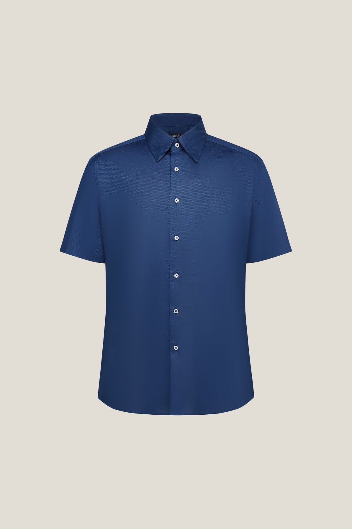 G2000 - Shirts - Non-Iron Easy Care Stretch Dot Textured Smart Fit Short Sleeve Shirt