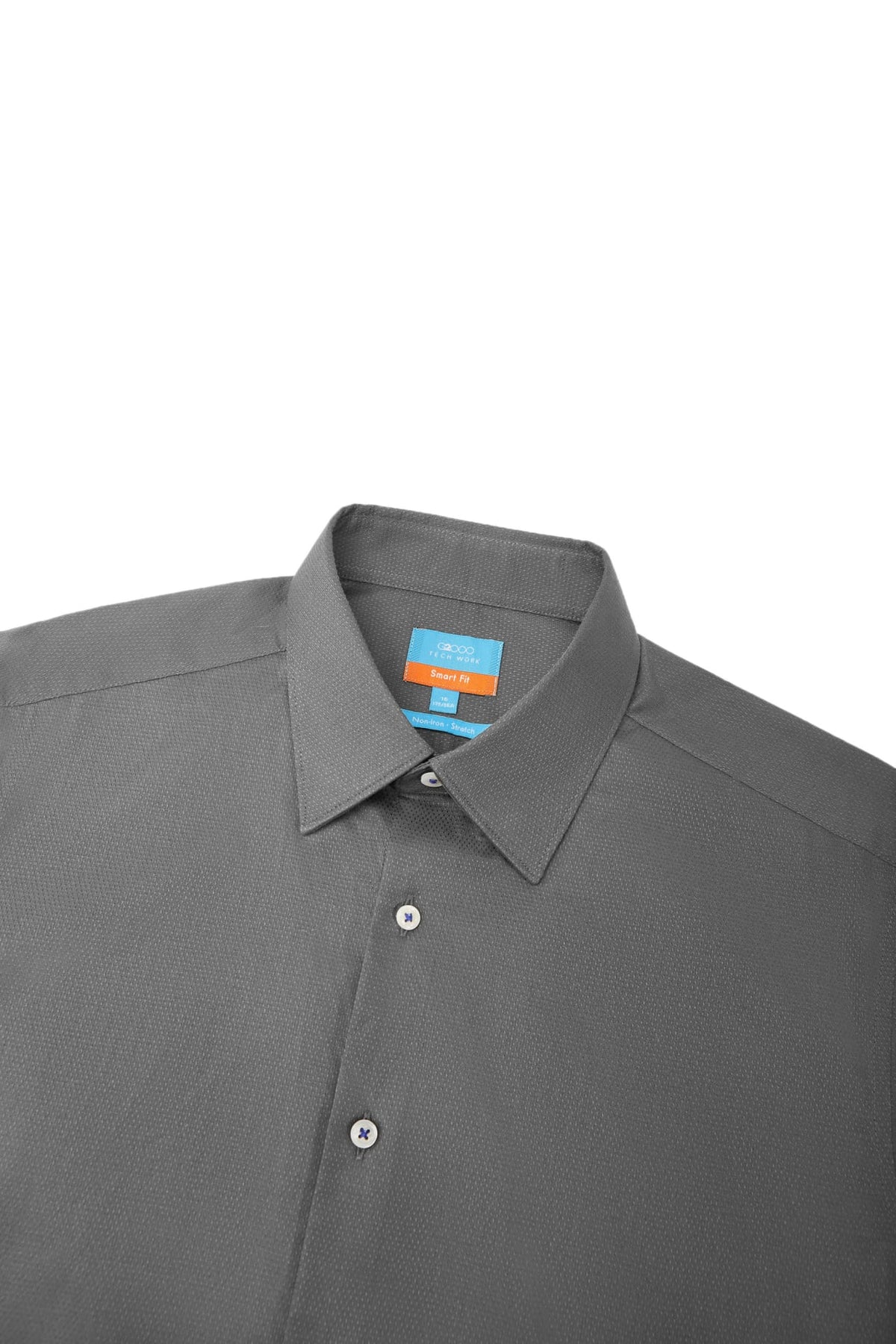 G2000 Shirts Non-Iron Easy Care Smart Fit Dot Texture Short Sleeve Shirt