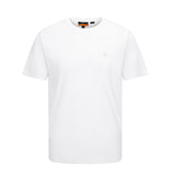 Super Soft Mercerized Cotton High Crew Neck Basic Logo Tee in Smart Fit