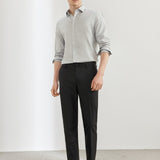 Poly Twill Slim Fit Suit Pants