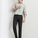 Poly Twill Slim Fit Suit Pants