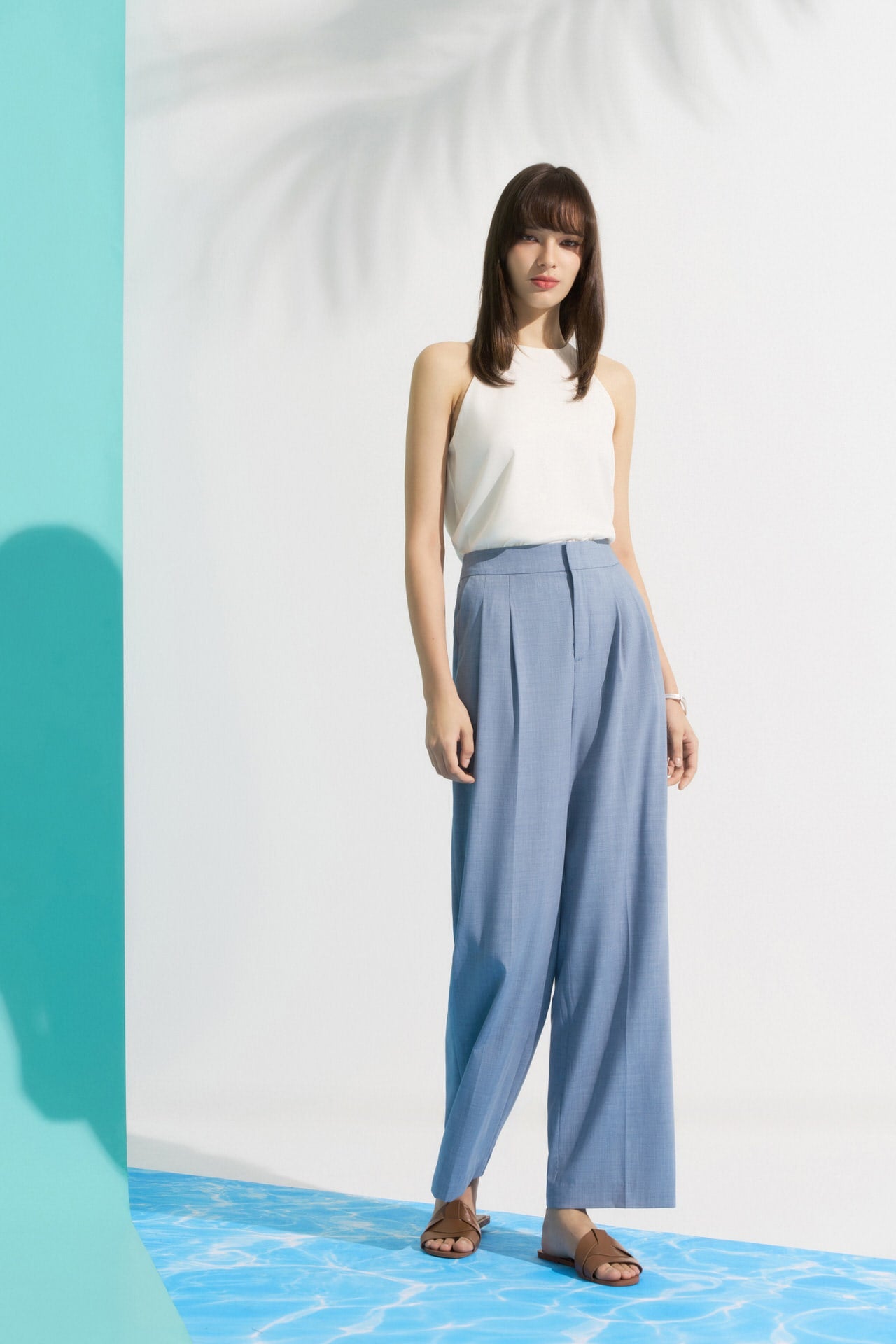 パンツ +DEINET+ STRIPE LOUNGE PANTS IN LIGHT BLUE KDCDL4S31115200F Light Blue Stripes Men Pyjama Pants | Nudin