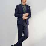 G2000 Suits Anti-Bacterial Slim Fit Textured Suit Blazer