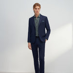 G2000 Suits Anti-Bacterial Slim Fit Textured Suit Blazer