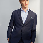 G2000 Suits Anti-Bacterial Slim Fit Textured Suit Blazer
