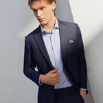 G2000 Suits Anti-Bacterial Slim Fit Textured Suit Blazer