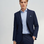 G2000 Suits Anti-Bacterial Slim Fit Textured Suit Blazer