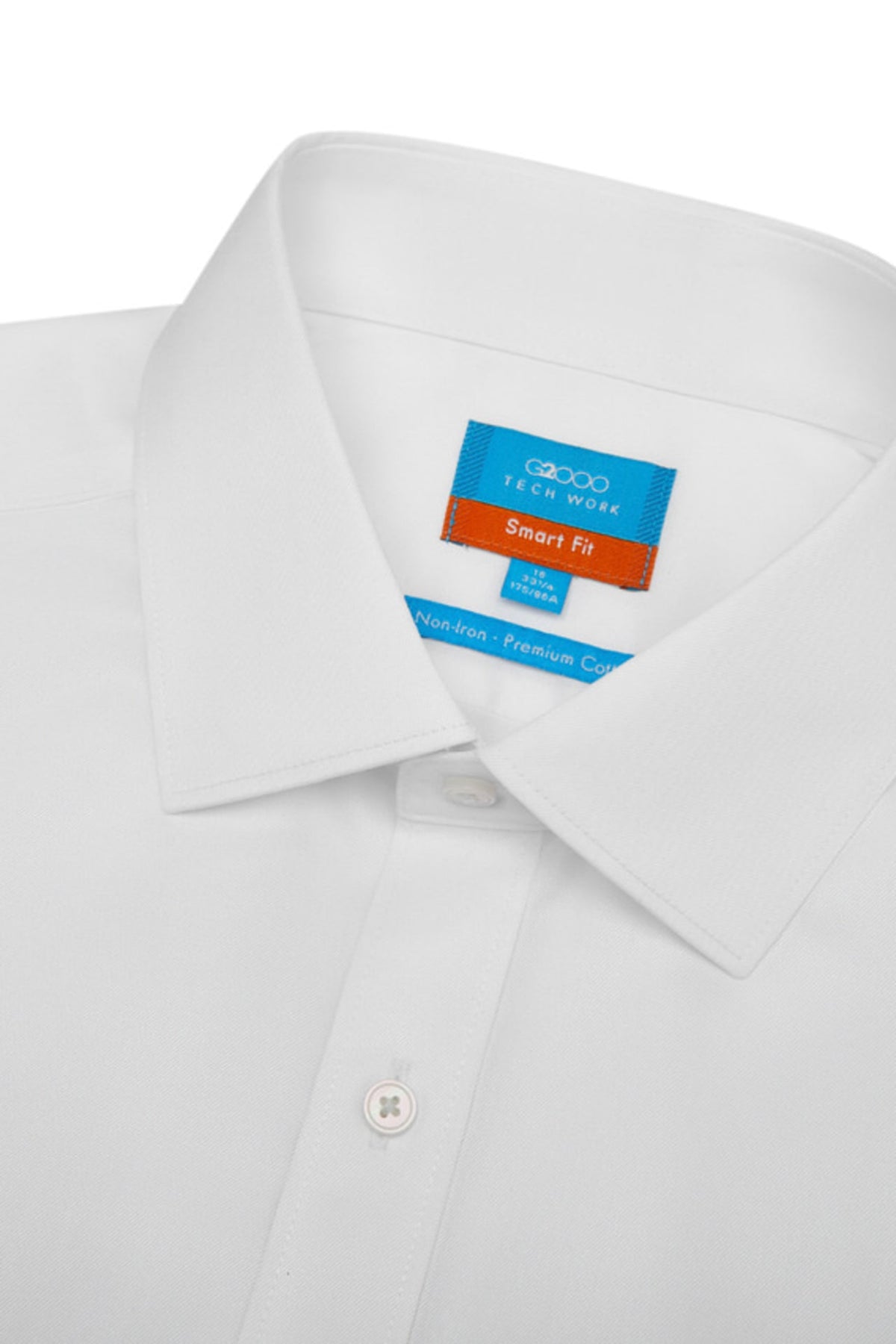 Non-Iron Premium Cotton Fine Twill Smart Fit Long Sleeve Shirt
