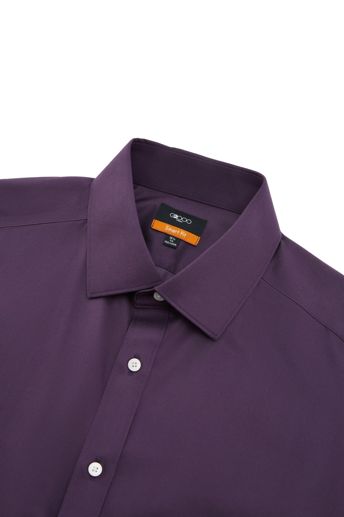 G2000 Shirts Non-Iron Premium Cotton Fine Twill Smart Fit Long Sleeve Shirt
