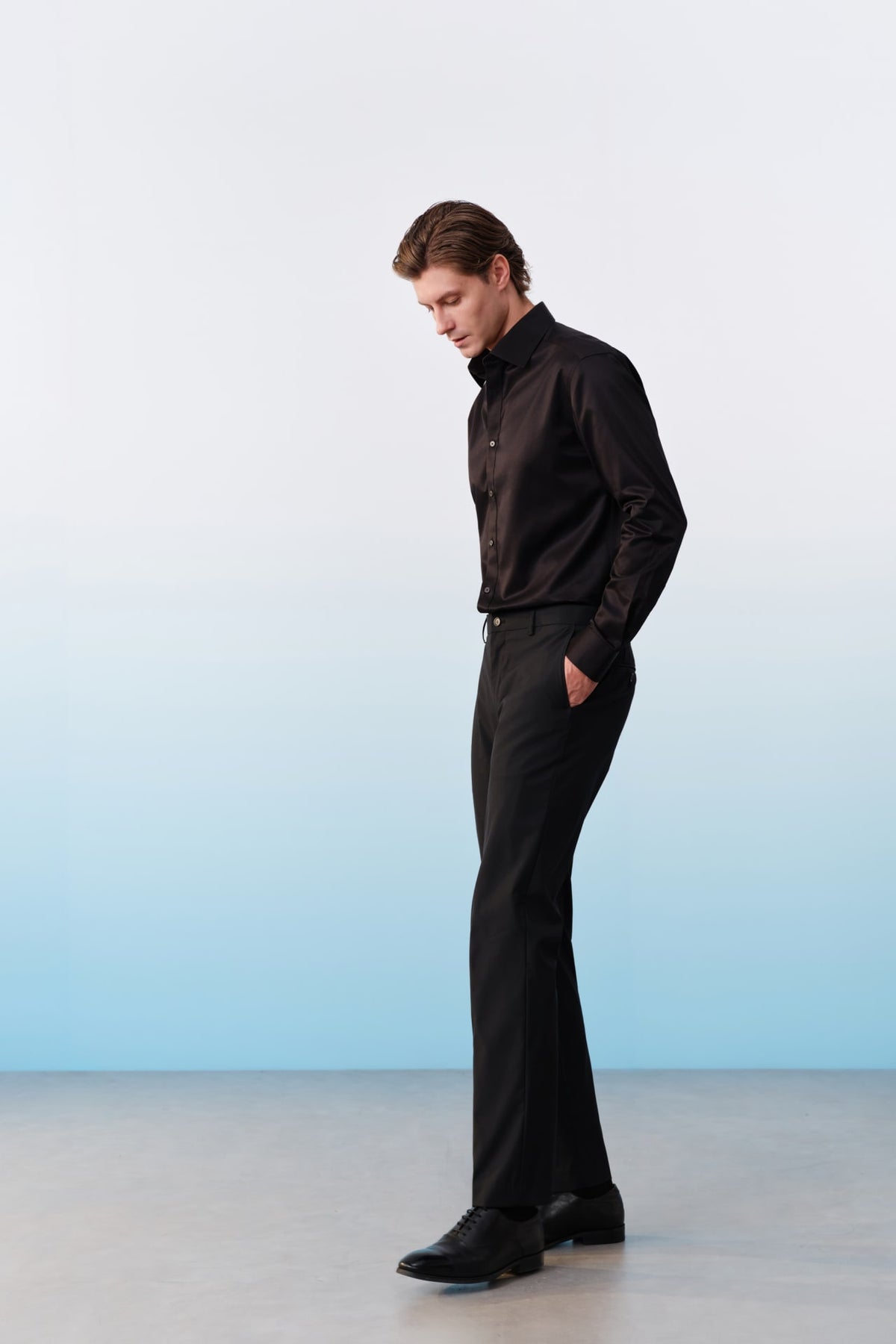 G2000 Shirts Non-Iron Premium Cotton Fine Twill Smart Fit Long Sleeve Shirt