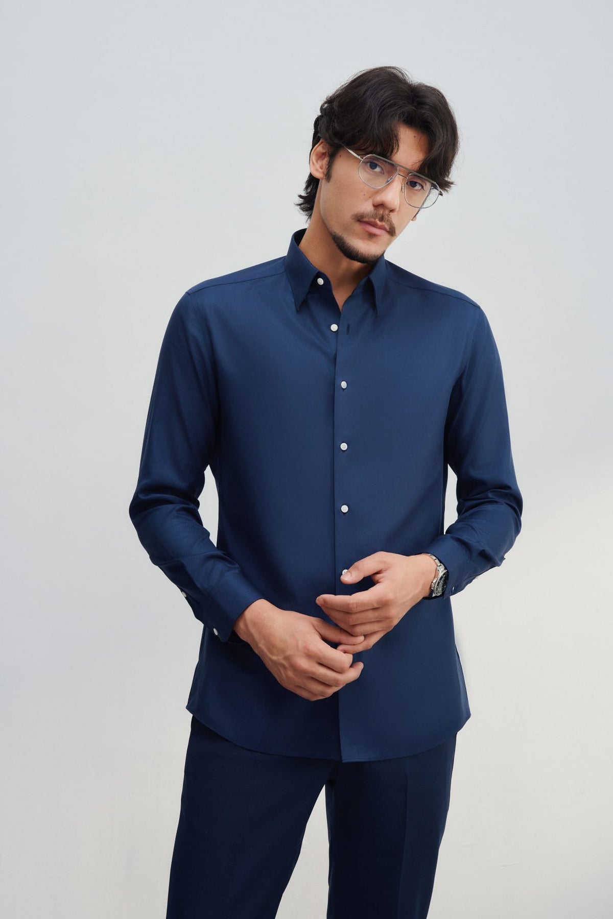 G2000 - Shirts - Non-Iron Premium Cotton Smart Fit Dobby Twill Shirt
