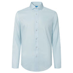 G2000 Shirts Non-Iron Cotton Stretch Smart Fit Twill Shirt Azure Zephyr Smart