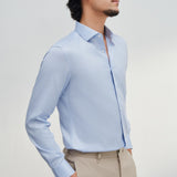 Non-Iron Cotton Stretch Smart Fit Twill Shirt