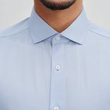 Non-Iron Cotton Stretch Smart Fit Twill Shirt