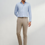 Non-Iron Cotton Stretch Smart Fit Twill Shirt