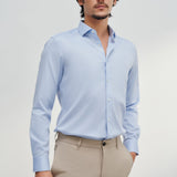 Non-Iron Cotton Stretch Smart Fit Twill Shirt