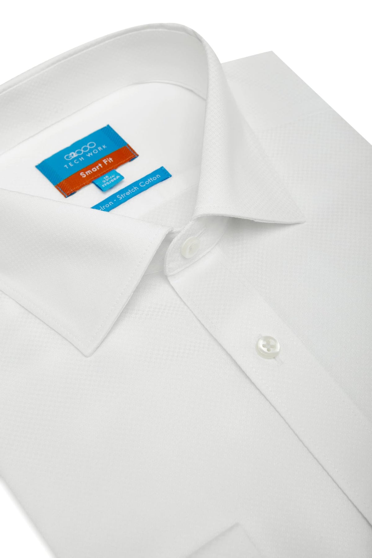 G2000 - Shirts - Non-Iron Cotton Stretch Smart Fit Texture Shirt