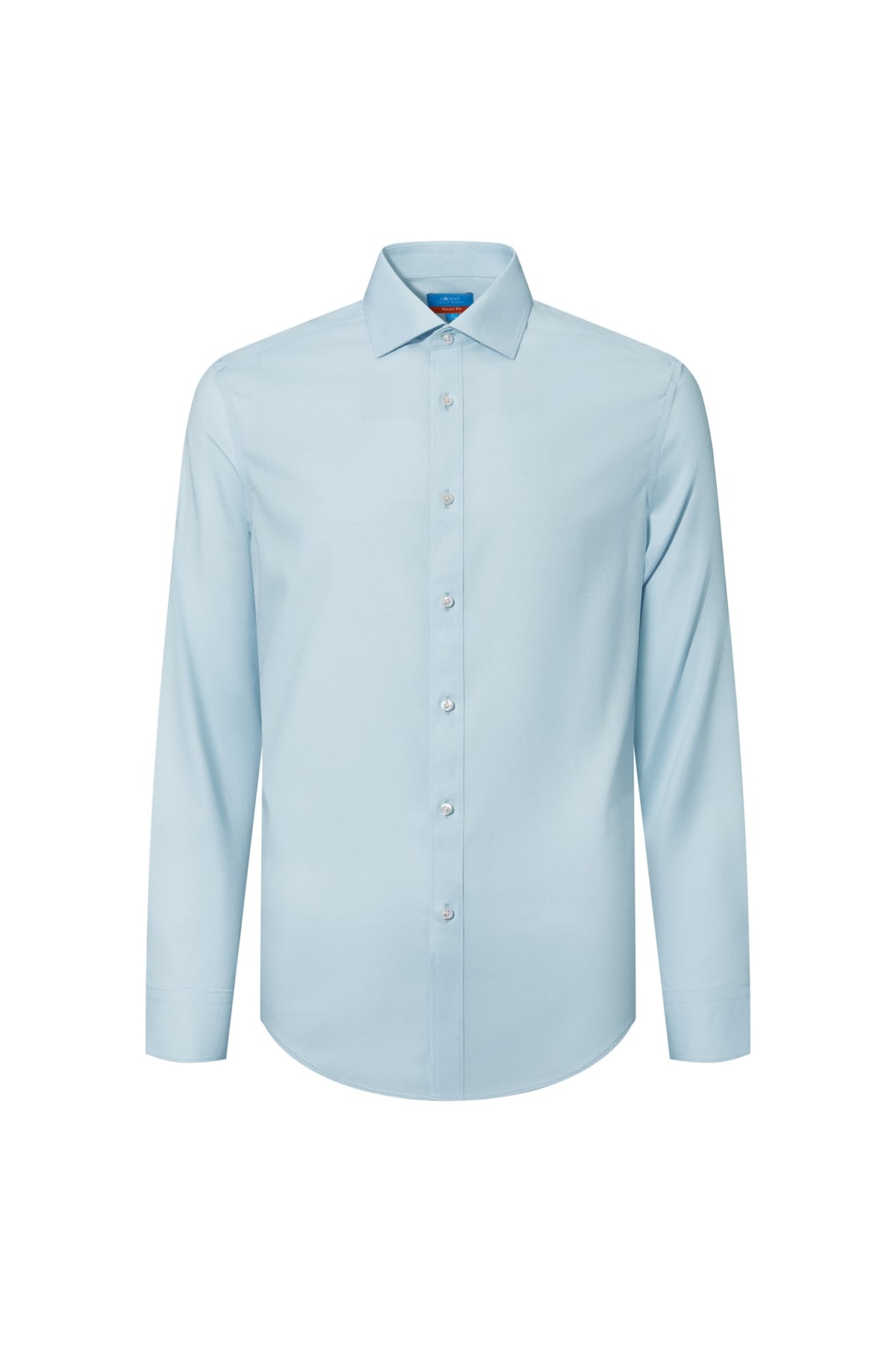 G2000 - Shirts - Non-Iron Cotton Stretch Smart Fit Texture Shirt - Nordic Breeze - Smart