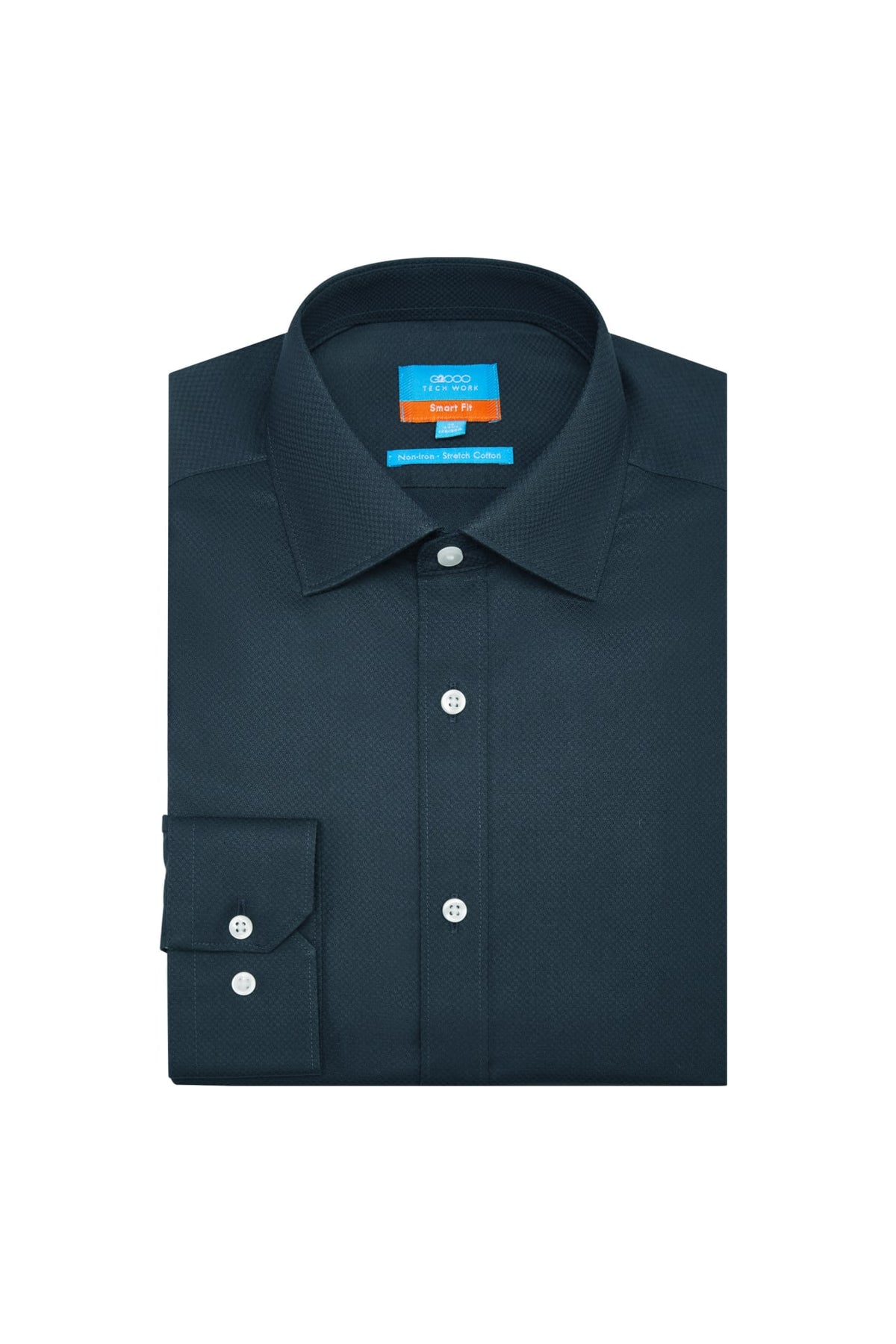 G2000 - Shirts - Non-Iron Cotton Stretch Smart Fit Texture Shirt