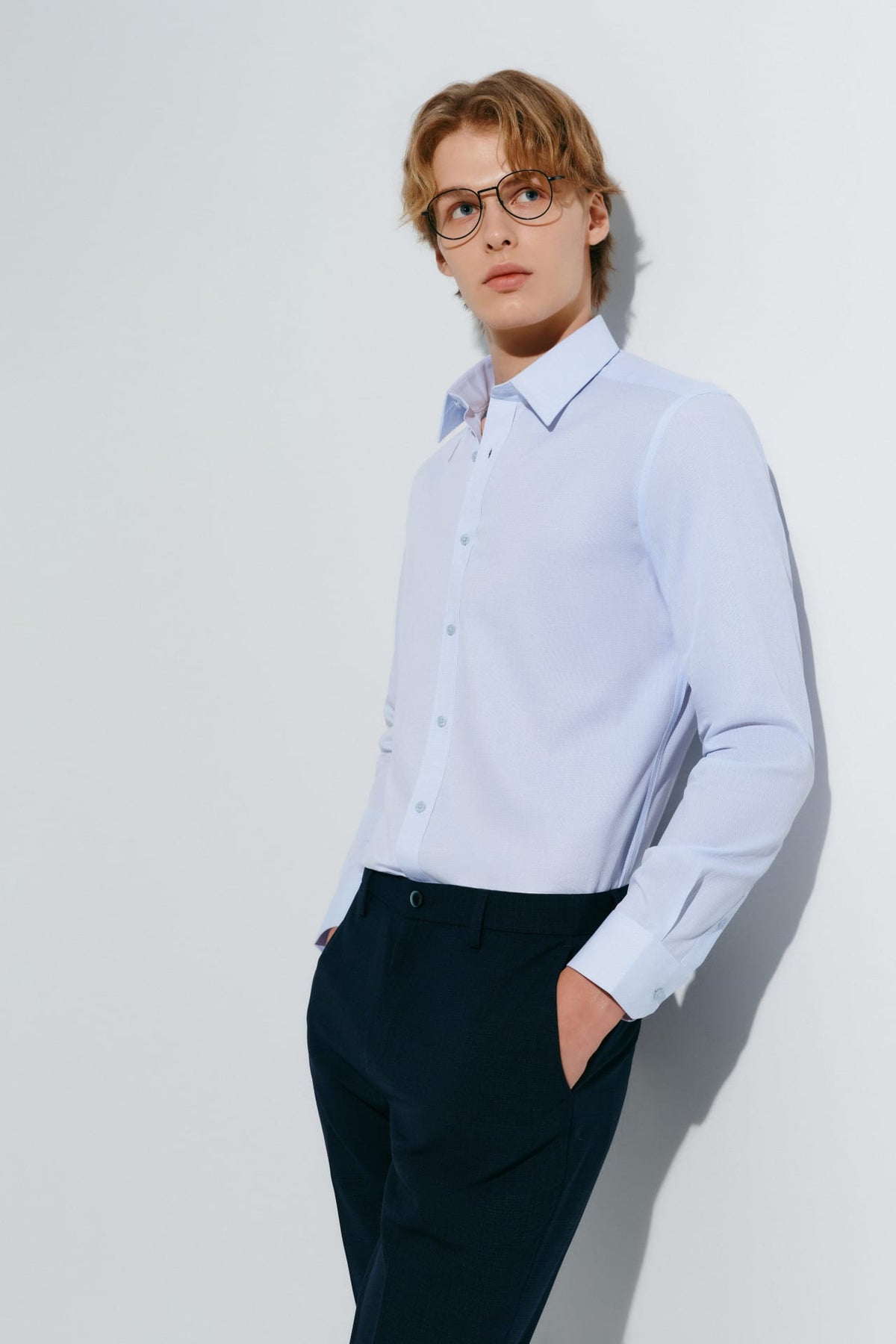 G2000 - Shirts - Easy Care Cotton Blend 2 Tone Shirt