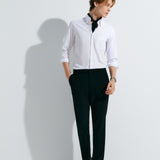 Easy Care Cotton Blend Poplin Smart Fit Long Sleeve Shirt