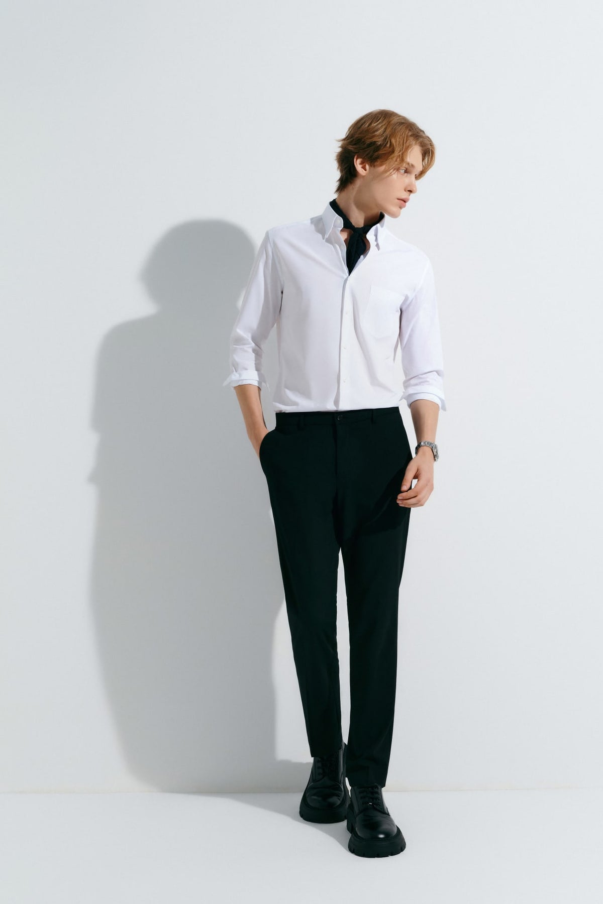 G2000 - Shirts - Easy Care Cotton Blend Poplin Smart Fit Long Sleeve Shirt