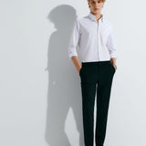Easy Care Cotton Blend Poplin Smart Fit Long Sleeve Shirt
